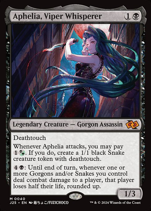 Aphelia, encantadora de víboras