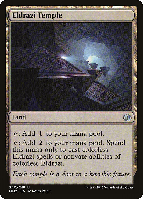 Carta Templo eldrazi — Modern Masters 2015 · MM2 · #240