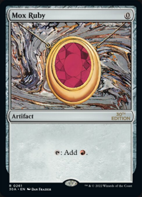 Mox Ruby — 30th Anniversary Edition