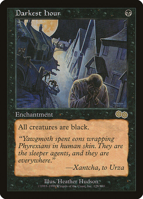 Carta La hora más tenebrosa — Urza's Saga · USG · #128