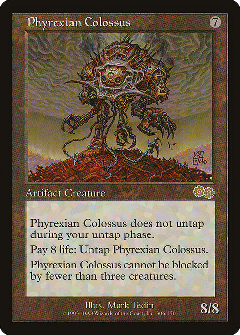 Coloso pirexiano — Urza's Saga