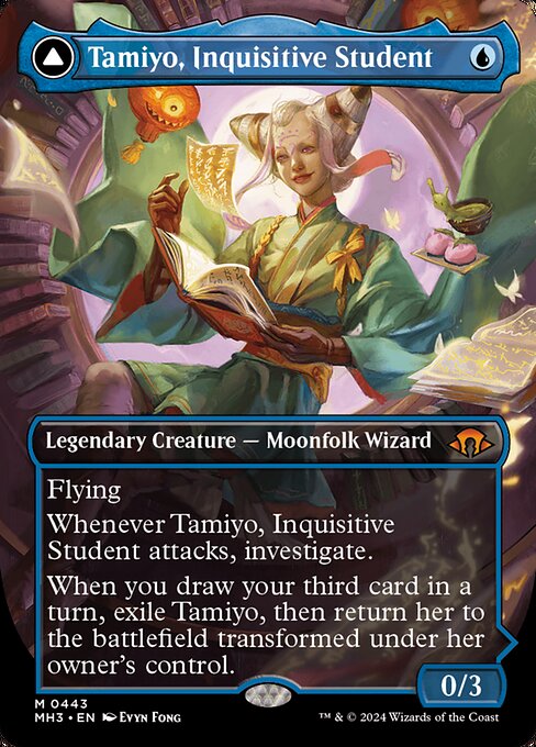 Tamiyo, Inquisitive Student // Tamiyo, Seasoned Scholar — Modern Horizons 3