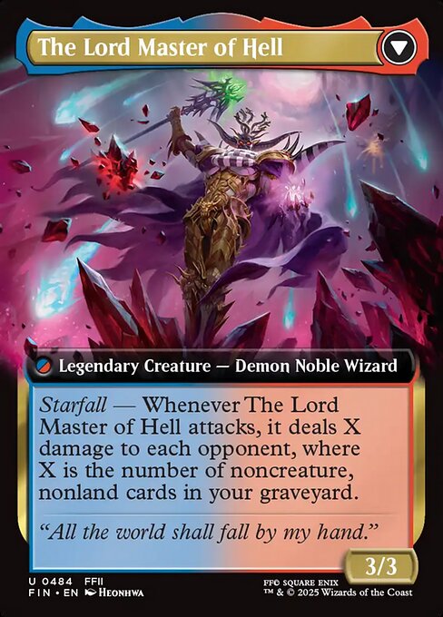The Emperor of Palamecia // The Lord Master of Hell (cara trasera)