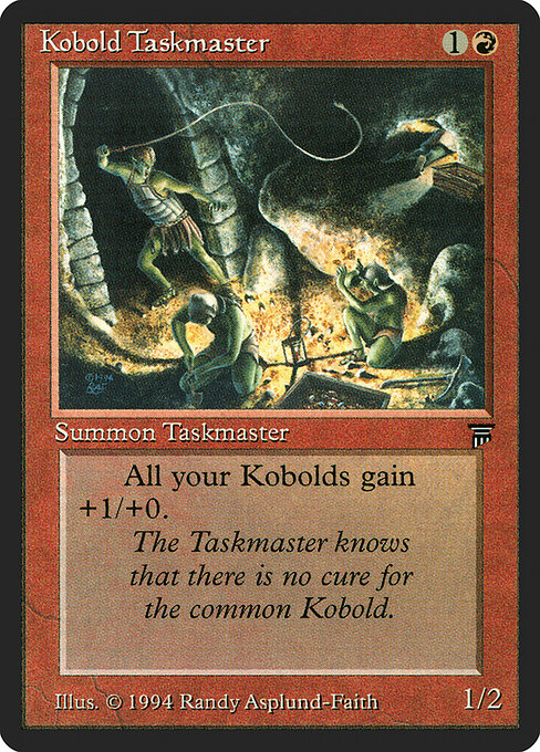 Carta Capataz kóbold — Legends · LEG · #156