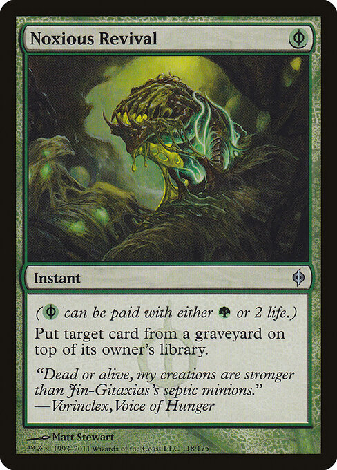 Resucitación nociva — New Phyrexia