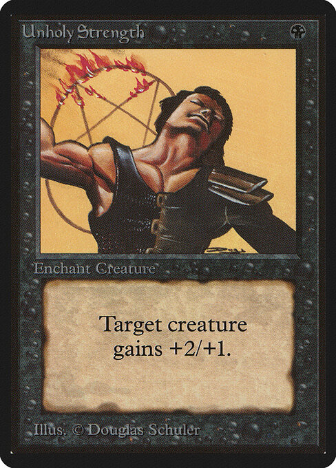 Carta Fuerza impía — Limited Edition Beta · LEB · #132