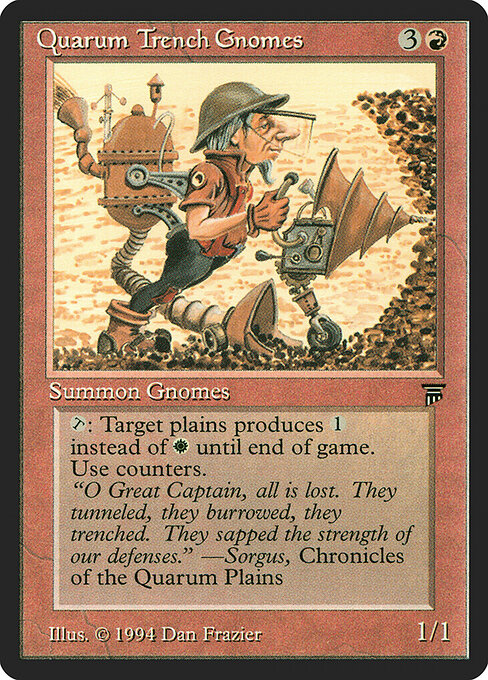 Carta Quarum Trench Gnomes (Legends)