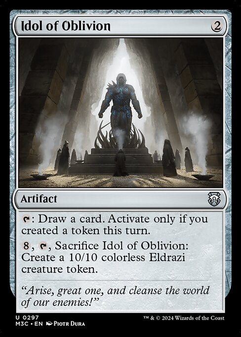 Carta Ídolo del olvido — Modern Horizons 3 Commander · M3C · #297