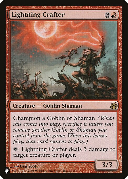 Carta Lightning Crafter — The List · PLST · #MOR-93