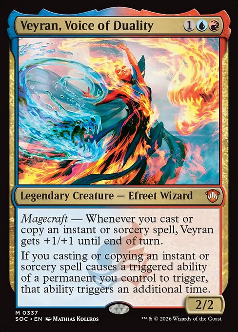 Veyran, voz de la dualidad — Secrets of Strixhaven Commander