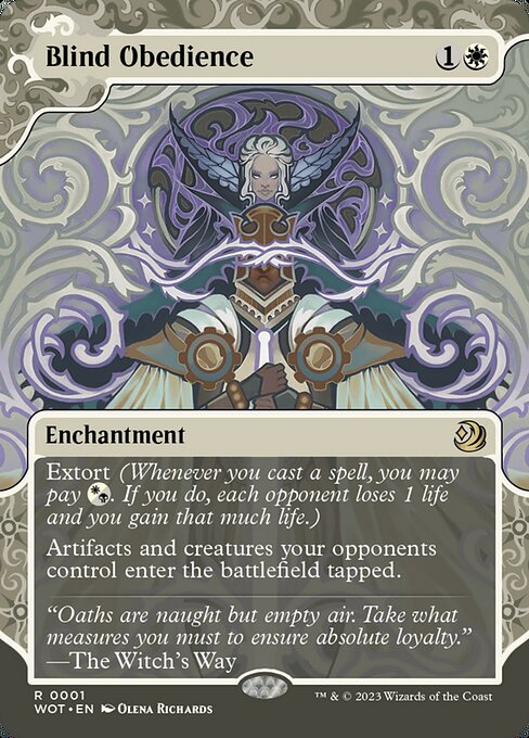 Obediencia ciega — Wilds of Eldraine: Enchanting Tales