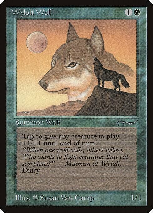 Carta Lobo de Wyluli — Arabian Nights · ARN · #55†
