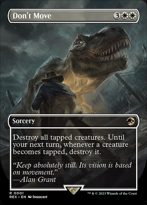 No te muevas — Jurassic World Collection