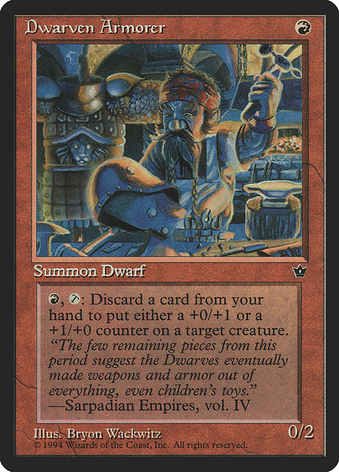 Carta Dwarven Armorer (Fallen Empires)