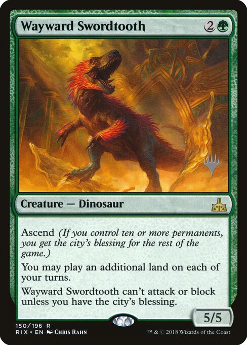 Colmilloespada descontrolado — Rivals of Ixalan Promos