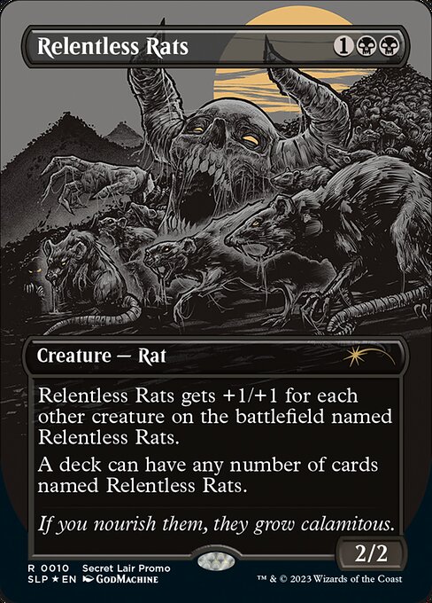 Carta Ratas implacables — Secret Lair Promo · SLP · #10