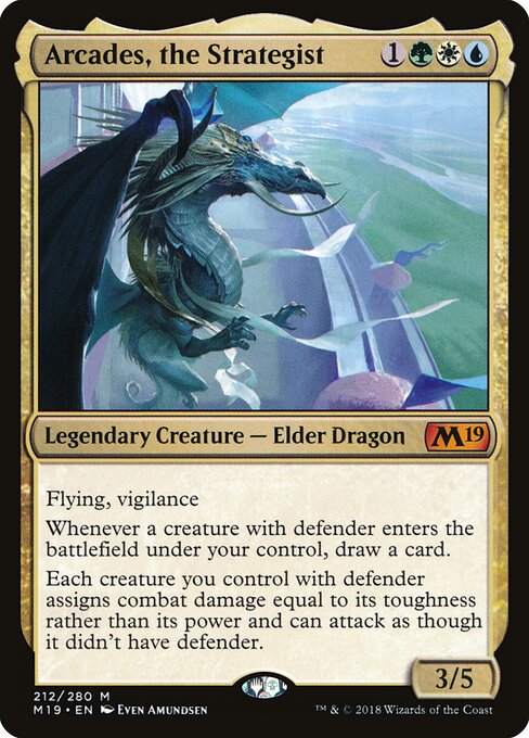 Carta Arcades, el Estratega — Core Set 2019 · M19 · #212