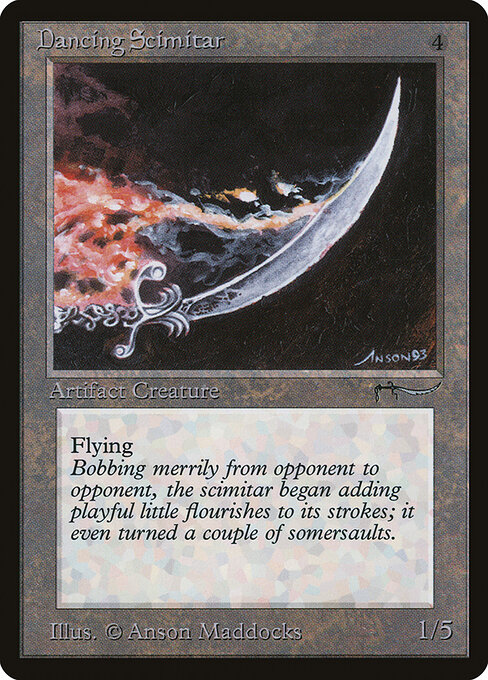 Carta Cimitarra danzante — Arabian Nights · ARN · #61