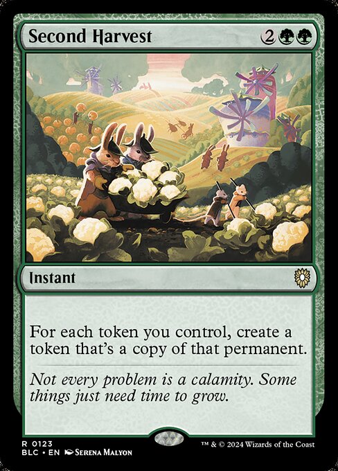 Segunda recolección — Bloomburrow Commander