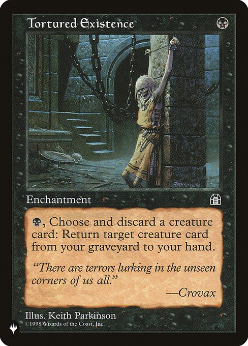 Existencia atormentada — The List