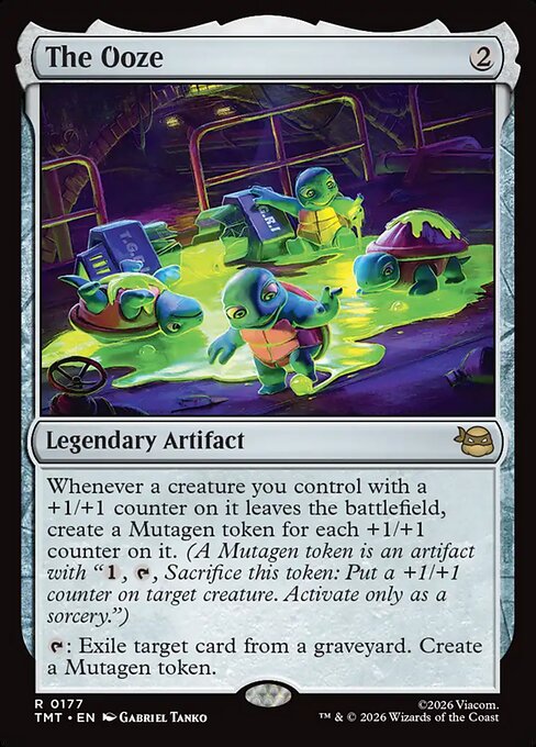Carta El ooze — Teenage Mutant Ninja Turtles · TMT · #177