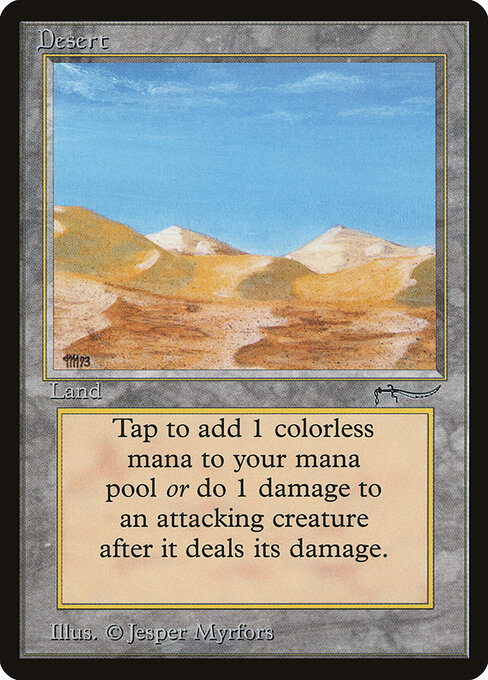 Carta Desierto — Arabian Nights · ARN · #72