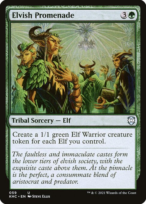 Caminata élfica — Kaldheim Commander