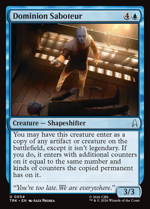 Carta Dominion Saboteur — Star Trek · TRK · #54