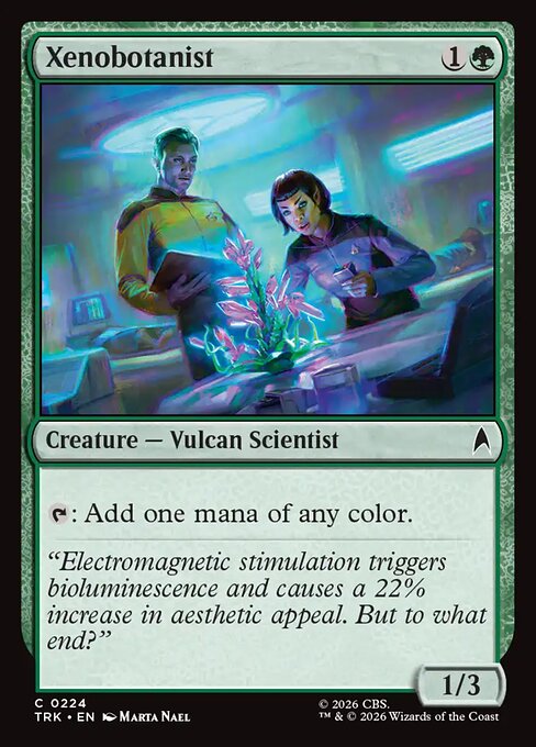 Carta Xenobotanist — Star Trek · TRK · #224