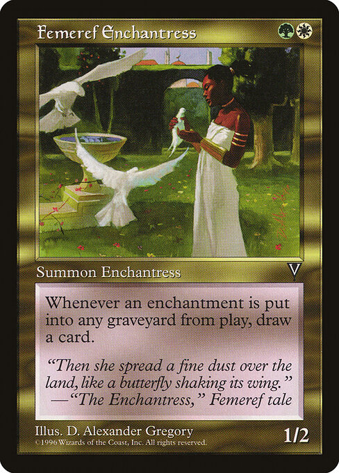 Carta Encantadora femeref — Visions · VIS · #129