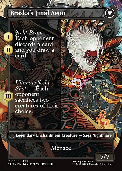 Jecht, Reluctant Guardian // Braska's Final Aeon (cara trasera)