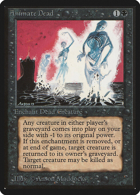 Animar a los muertos — Limited Edition Beta