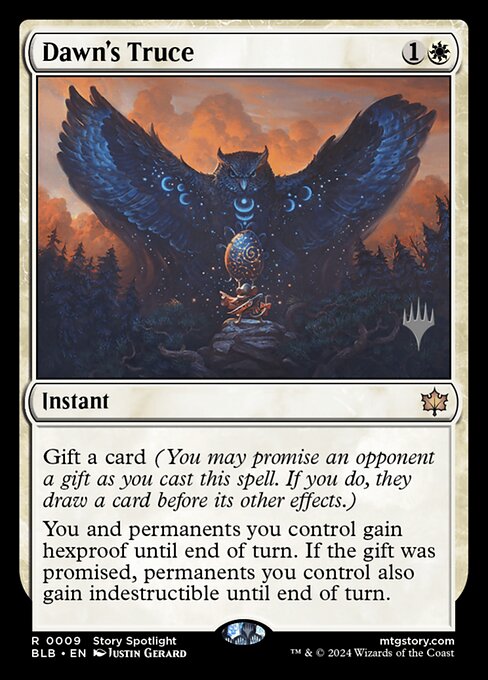 Tregua del alba — Bloomburrow Promos