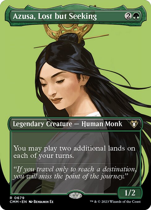 Azusa, perdida pero buscando — Commander Masters