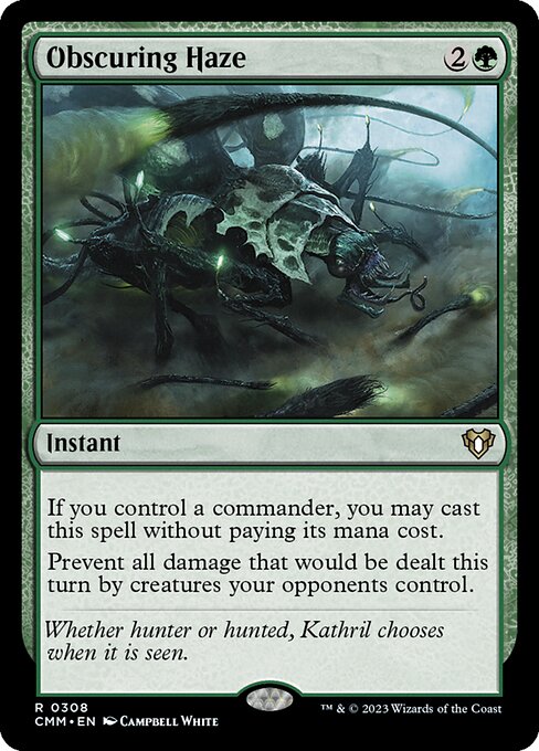 Neblina oscurecedora — Commander Masters