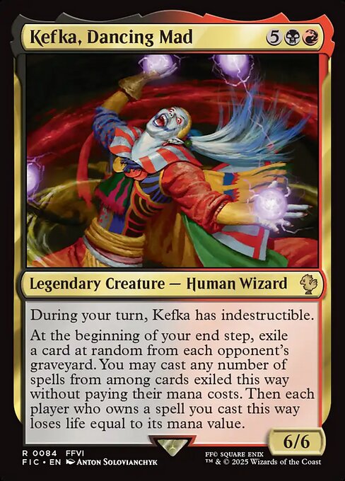 Carta Kefka, Danza demente — Final Fantasy Commander · FIC · #84