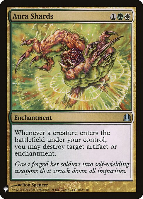Fragmentos de aura — The List