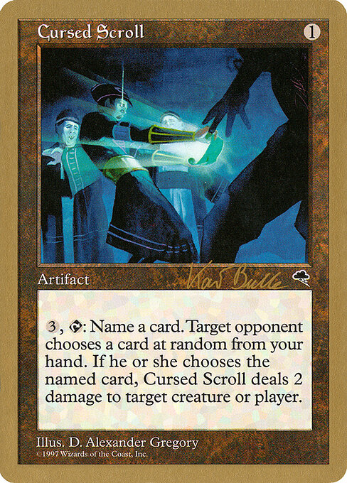 Pergamino maldito — World Championship Decks 1999