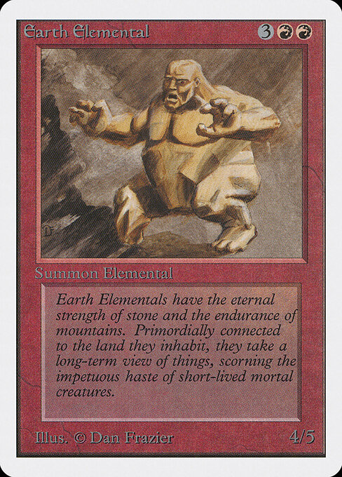 Carta Elemental de tierra — Unlimited Edition · 2ED · #145