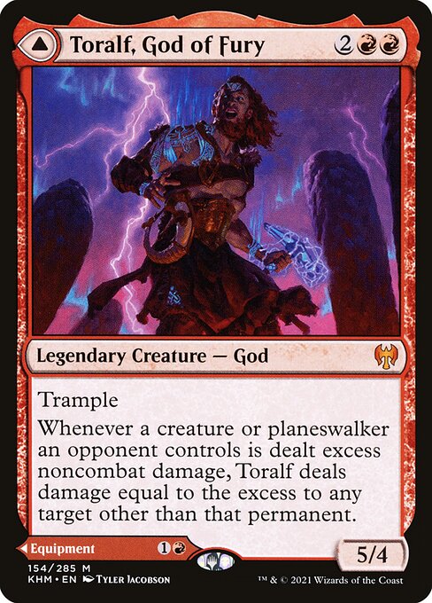 Toralf, God of Fury // Toralf's Hammer (cara frontal)