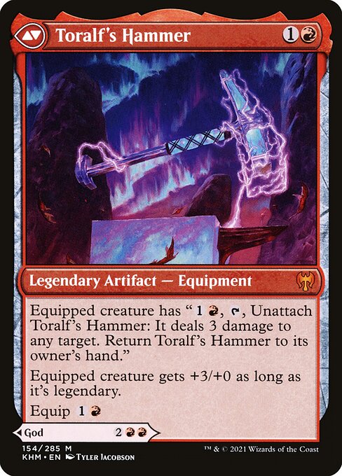 Toralf, God of Fury // Toralf's Hammer (cara trasera)