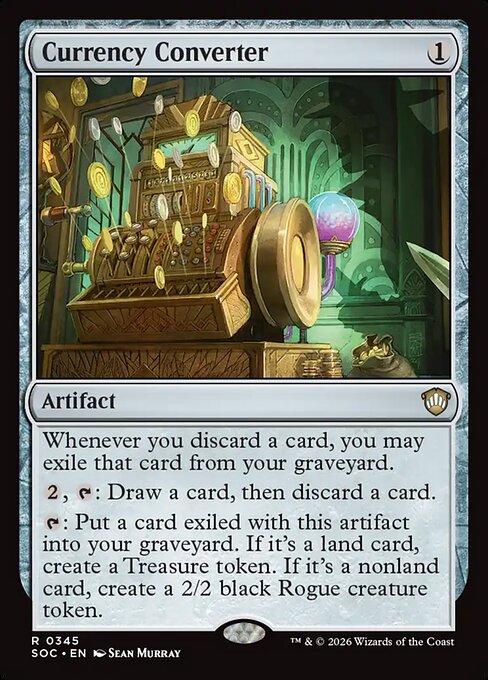 Carta Conversor de divisas — Secrets of Strixhaven Commander · SOC · #345