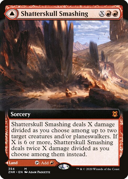 Shatterskull Smashing // Shatterskull, the Hammer Pass — Zendikar Rising