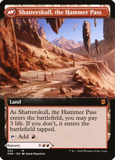 Shatterskull Smashing // Shatterskull, the Hammer Pass (cara trasera)