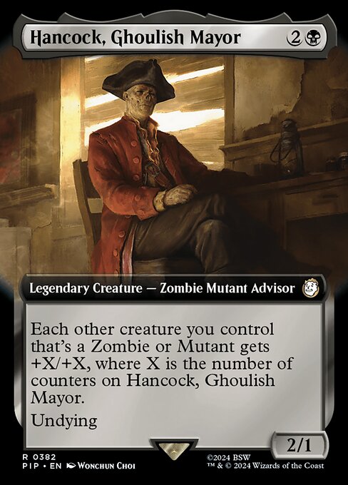 Carta Hancock, alcalde necrófago — Fallout · PIP · #382