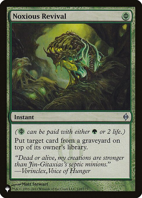 Resucitación nociva — The List