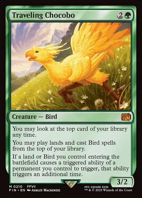 Chocobo de viaje — Final Fantasy