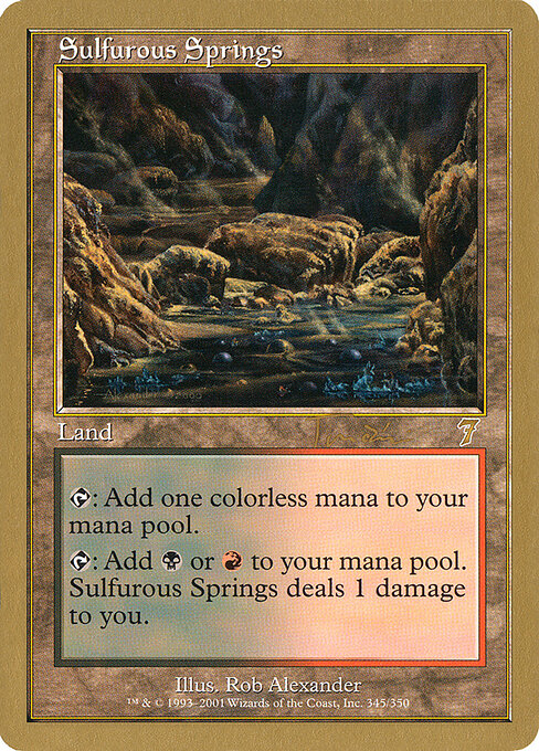 Manantiales sulfurosos — World Championship Decks 2001
