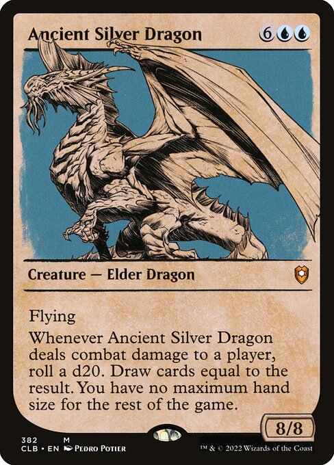 Dragón de plata anciano — Commander Legends: Battle for Baldur's Gate