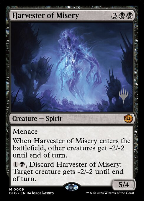 Carta Cosechador de miseria — The Big Score Promos · PBIG · #9p